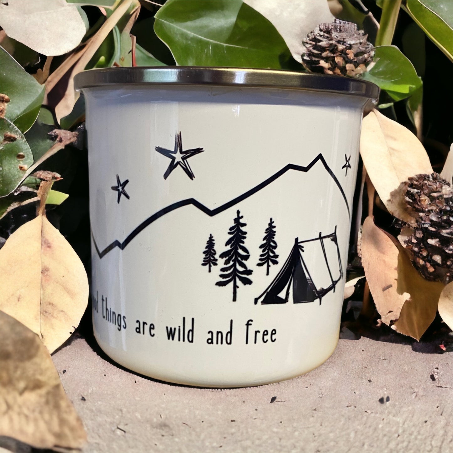 Wild & Free Camping Mug