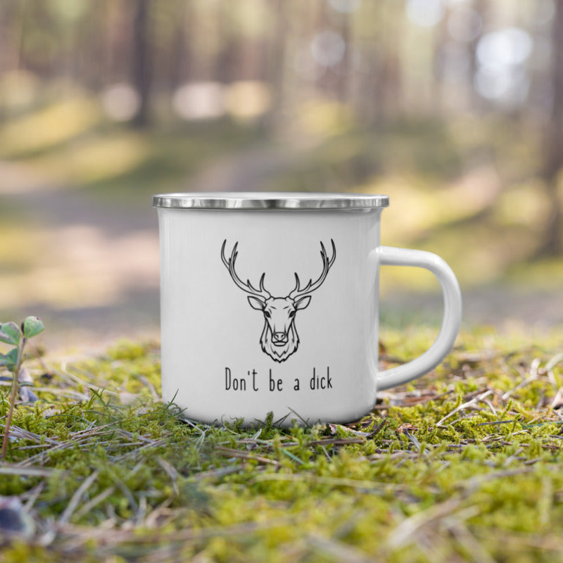 Don't be a Dick Camping Mug