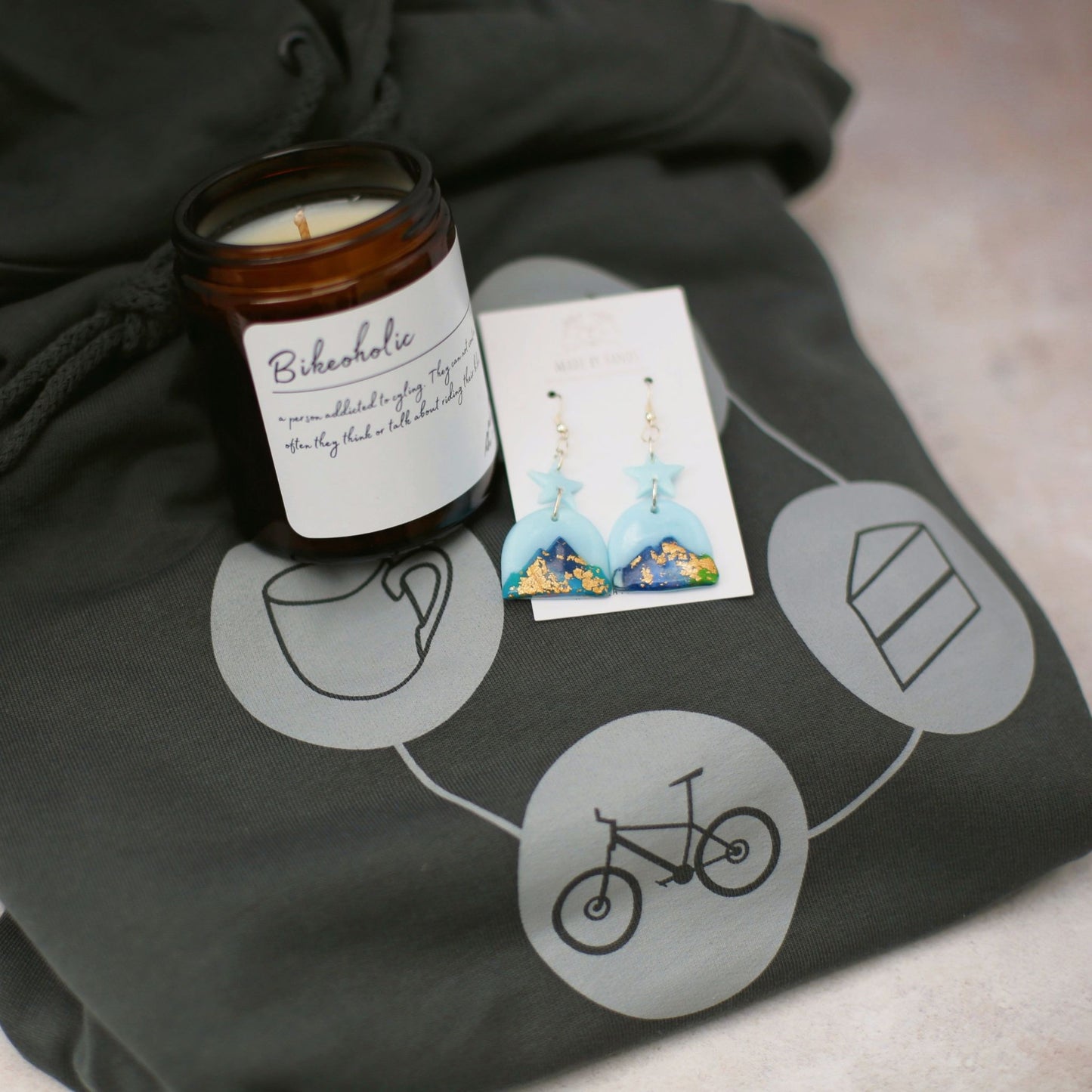 Ride, Coffee, Cake Hoodie