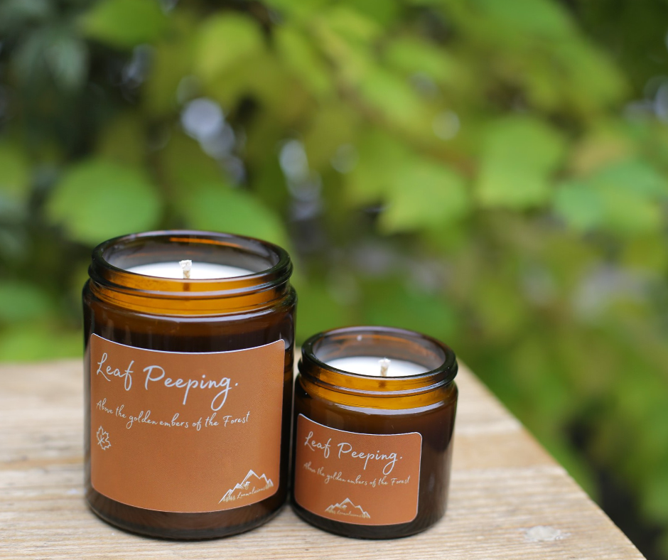 Autumn Candle | Forest of Dean Candles | Mountain Biking Forest of Dean | Wye Valley giftshop | Leaf Peeping Forest | Autumn breaks