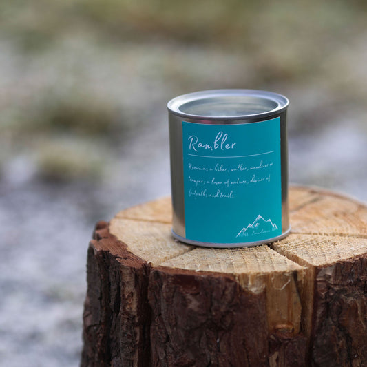 Rambler Candle for Hikers | Scented Candle | Adventure | Gloucetershire | Forest of Dean | Handpoured Candle
