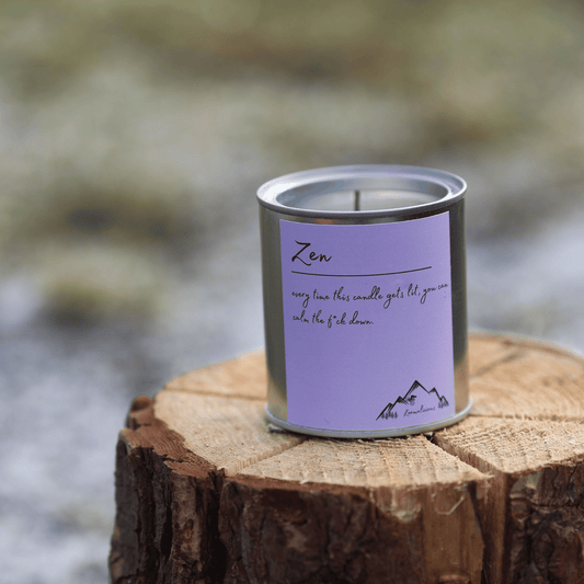 Zen Candle | Small batch candle | Adventure gloucestershire | Calming Candle | Forest Scented 