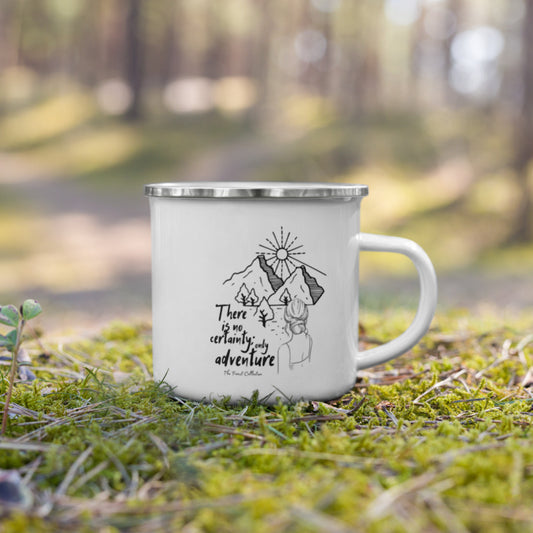 Only Adventure Enamel Mug | Camping Mug | Adventure coffee mug 